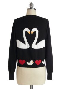 Swan Love Cardigan via Modcloth
