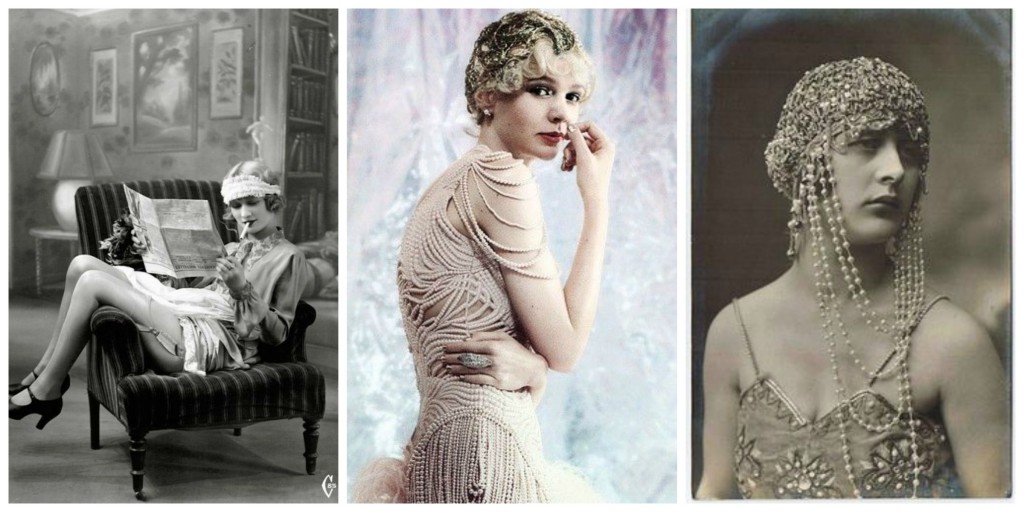 Collage 1920 gatsby lady
